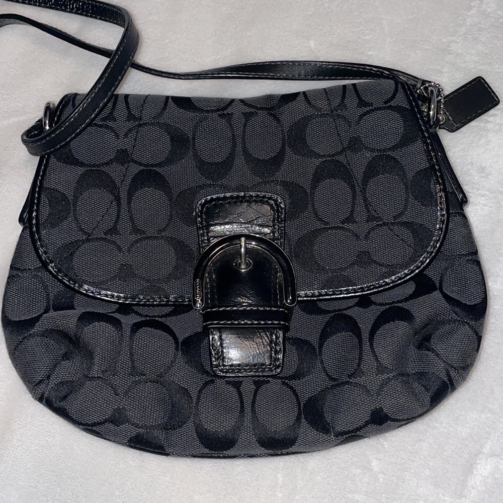 Black Coach Cross Body